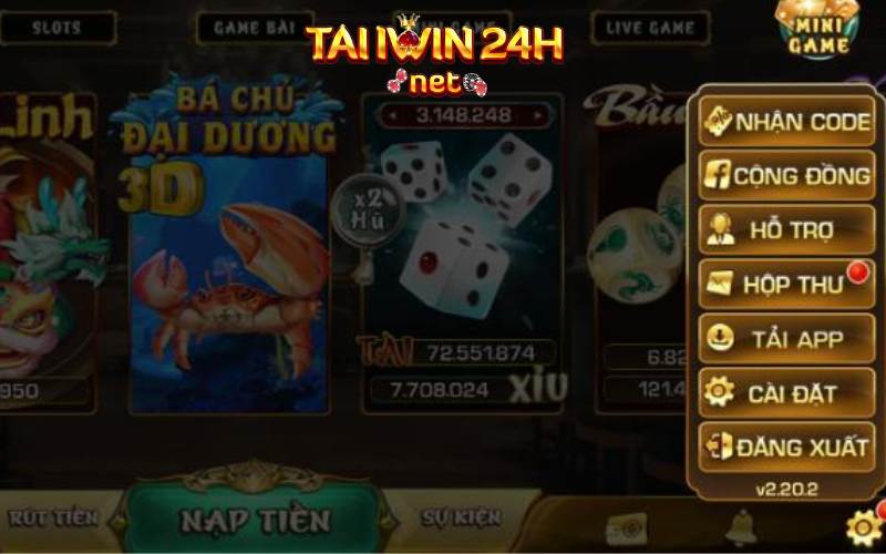  Nhấn tiếp vào mục “hỗ trợ” nằm ở hàng thứ ba từ trên xuống